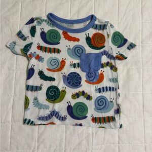 Little Sleepies Inchin Along Tee 6-12m